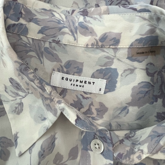 Equipment Silk Floral Button Down Shirt - Picture 5 of 6